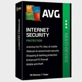 Avg Internet Security – 10 Device 1 Year